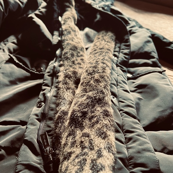 💋 LEOPARD KENNETH COLE HOODED COAT! - Picture 3 of 11